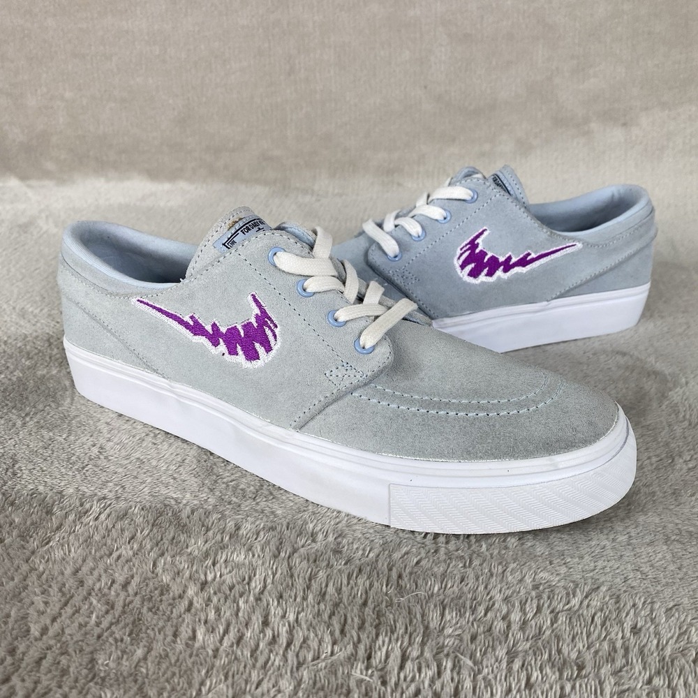 Nike SB Stefan Janoski Boys Kids Sneakers Shoes Size 7Y Gray Armory Suede - Picture 3 of 10